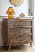Commode à imprimé léopard