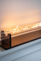 Message In A Tube Light - La Vie Est Belle