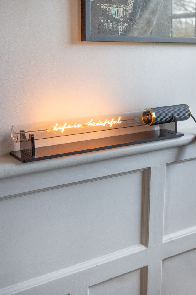 Message In A Tube Light - Life Is Beautiful