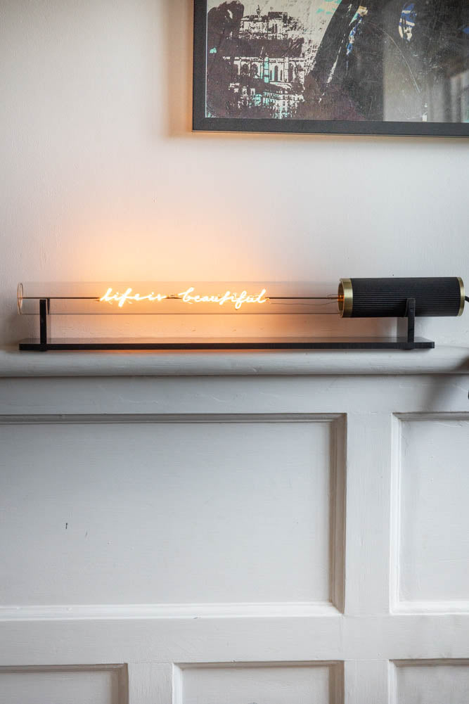 Message In A Tube Light - Life Is Beautiful