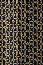 Rideaux occultants doublés à œillets imprimés marguerites de minuit - Disponibles en 6 tailles