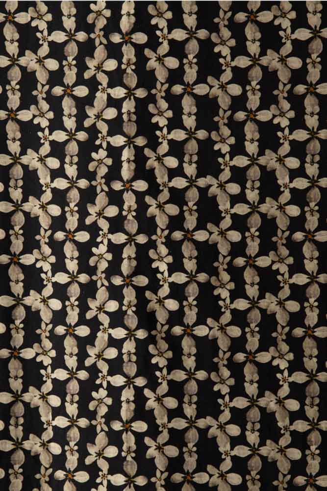 Rideaux occultants doublés à œillets imprimés marguerites de minuit - Disponibles en 6 tailles