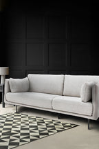 Modern Natural Boucle 3-Seater Sofa