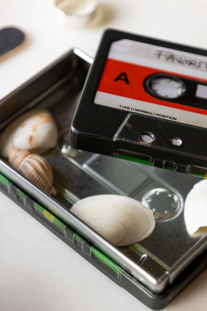 My Favourite Tunes Cassette Tape Storage Tin