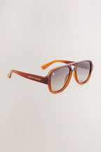 Lunettes de soleil aviateur ombrées