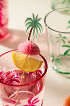 Cure-dents Palm Tree Party - Paquet de 8