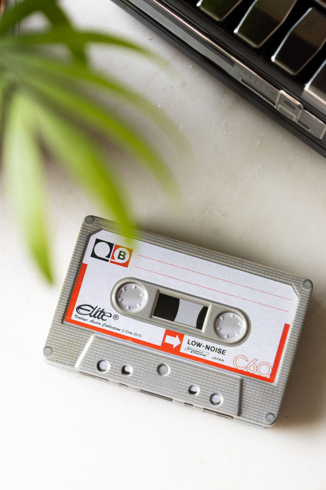 Party Mix Cassette Tape Storage Tin