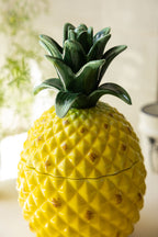 Grand pot de conservation en céramique pour ananas