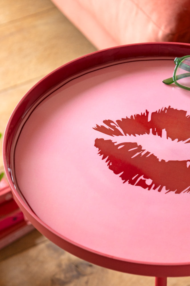 Pink Lips Side Table