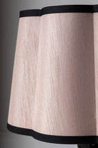 Blush Pink Scalloped Lampshade