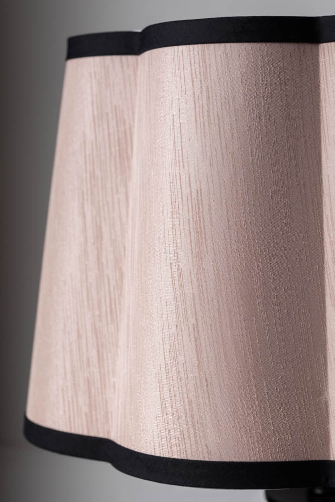 Blush Pink Scalloped Lampshade