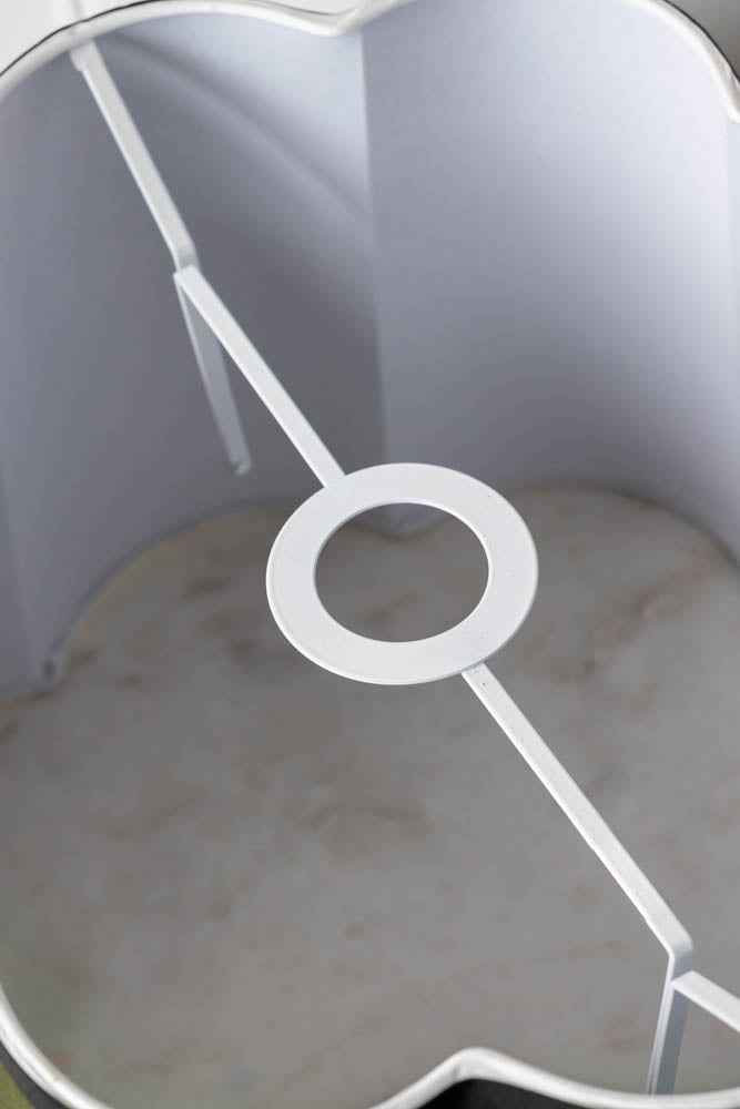 Blush Pink Scalloped Lampshade