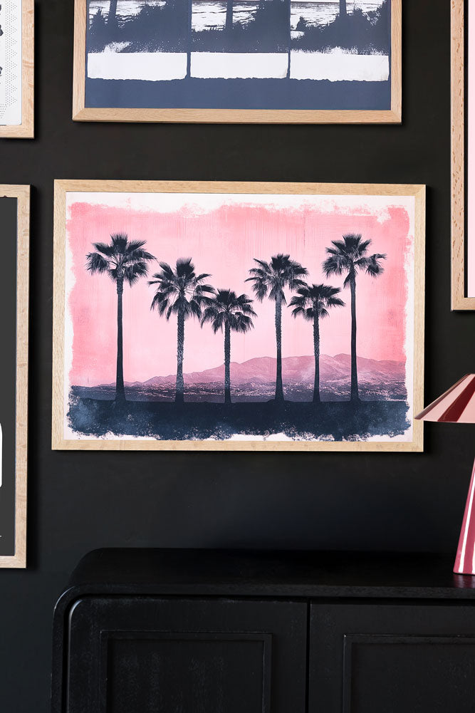 Impression d'art Pink Sunset A2 - Disponible en 4 options