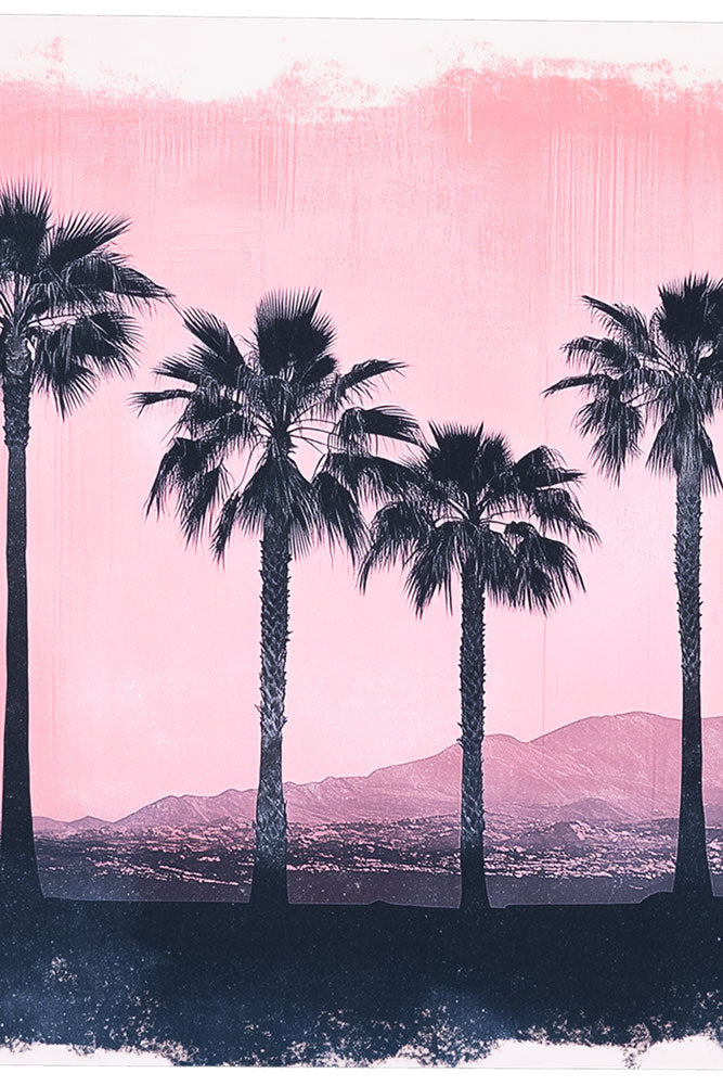 Impression d'art Pink Sunset A2 - Disponible en 4 options