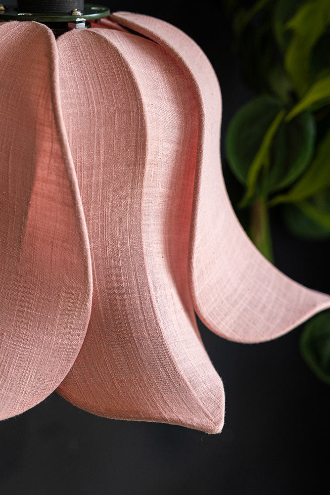 Pretty Pink Petal Leaf Easyfit Lampshade