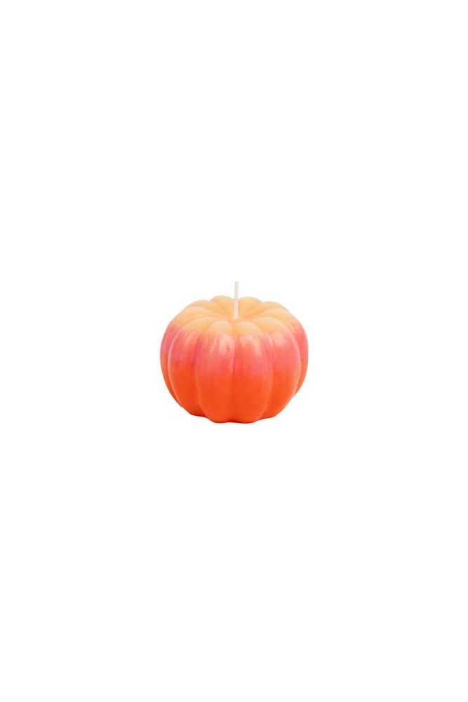 Bougie citrouille rose ombrée