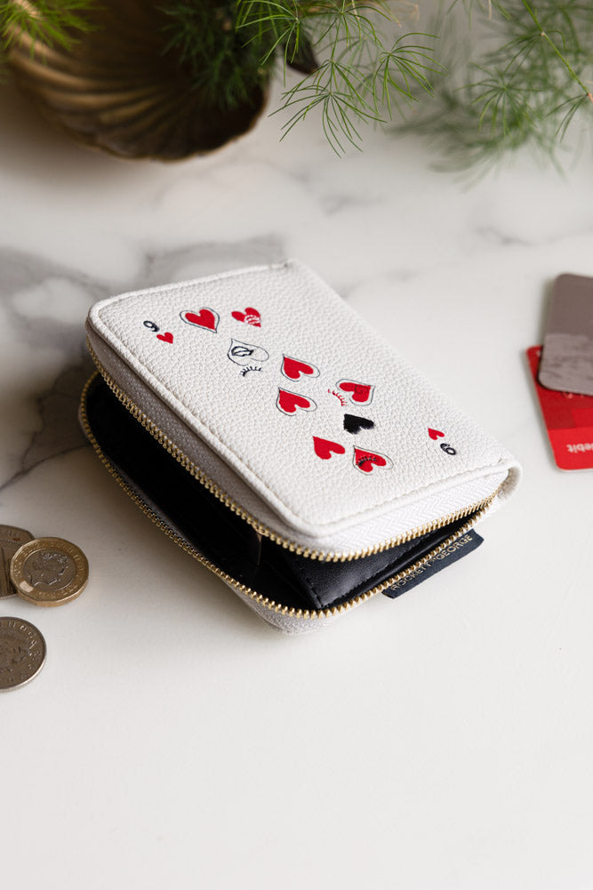 Queen of Hearts Playing Card Purse