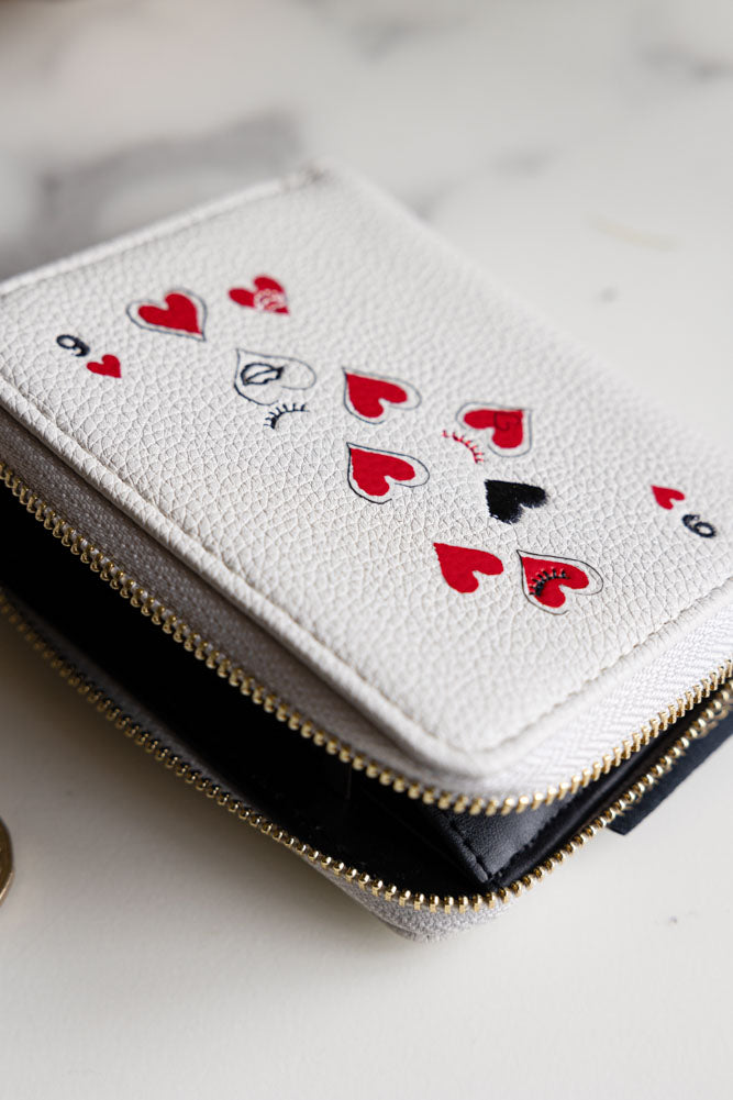 Queen of Hearts Playing Card Purse