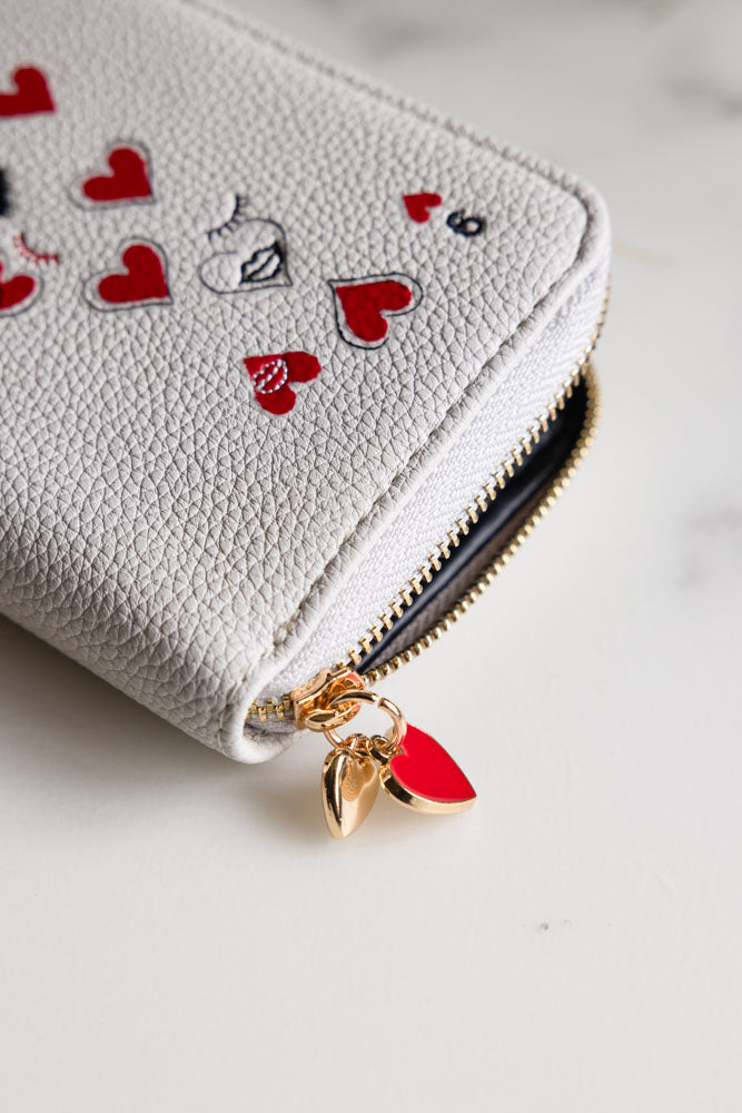 Queen of Hearts Playing Card Purse