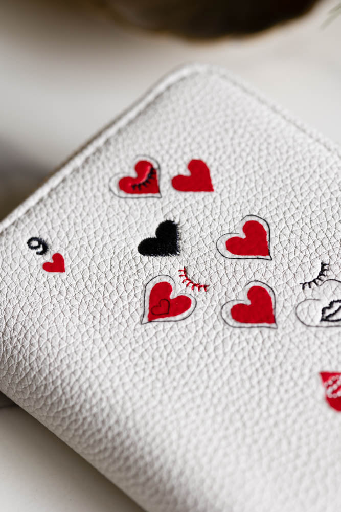 Queen of Hearts Playing Card Purse