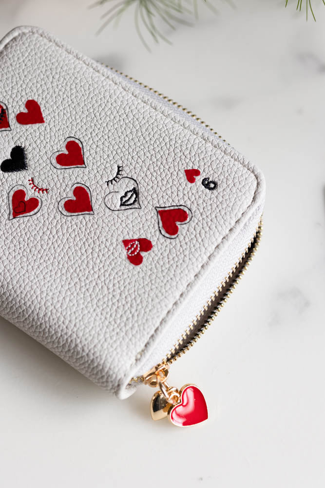 Queen of Hearts Playing Card Purse