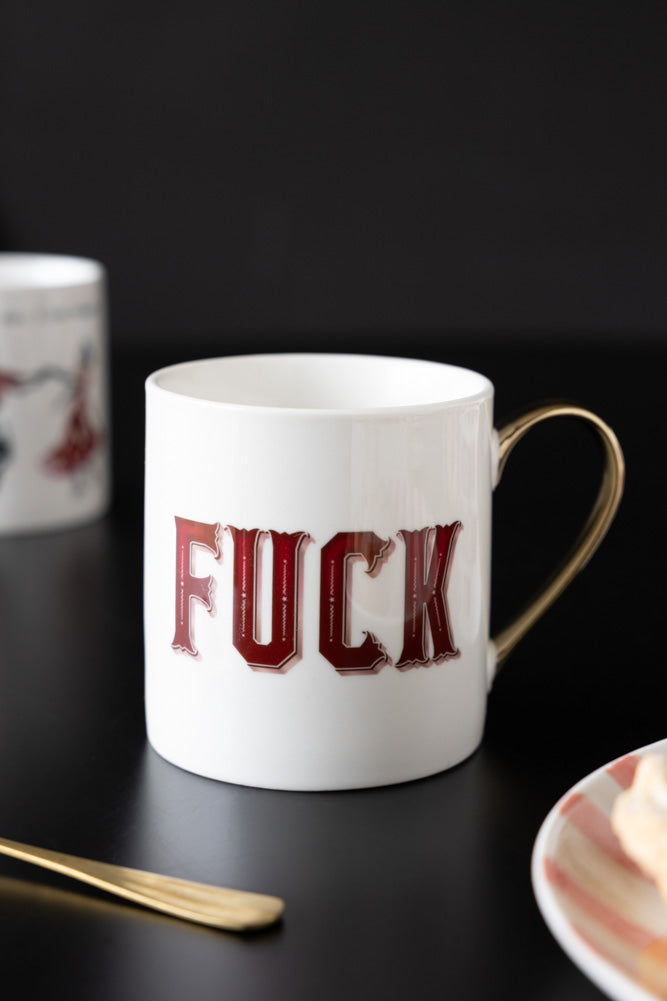 Tasse Fuck rouge et rose