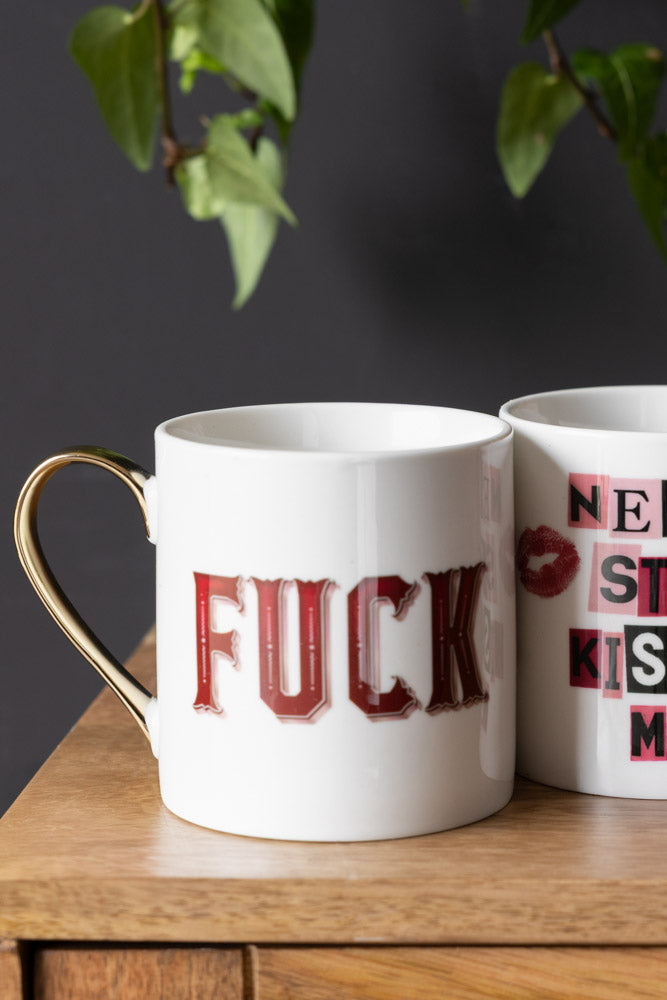 Tasse Fuck rouge et rose