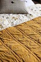 Couverture réversible dorée Rock &amp; Rose
