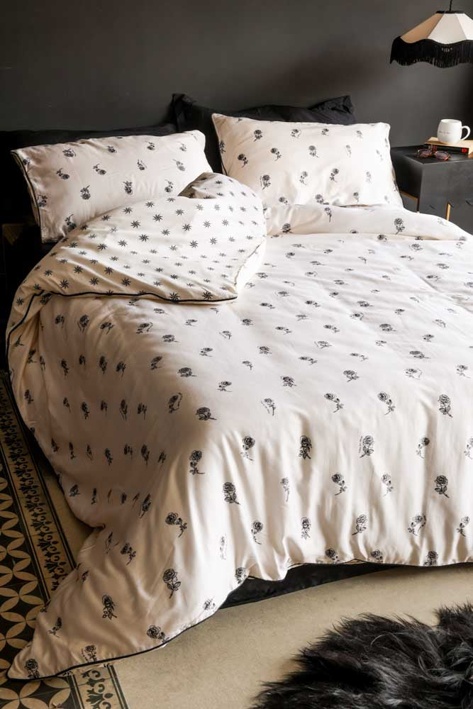 Rock & Rose Duvet Cover & Pillow Case Set - Available in 4 Sizes