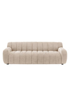 Cream Roll Back 3-Seater Sofa