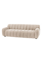 Cream Roll Back 3-Seater Sofa