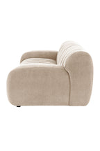 Cream Roll Back 3-Seater Sofa
