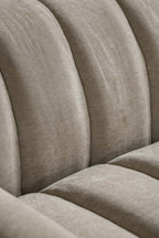 Cream Roll Back 3-Seater Sofa