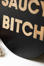 Saucy Bitch Mango Wooden Serving Board