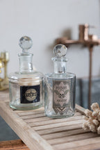 Set of 3 Apothecary-Style Poison Decanter Bottles