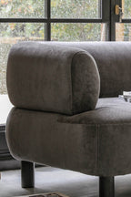 Contemporary Grey 3-Seater Sofa