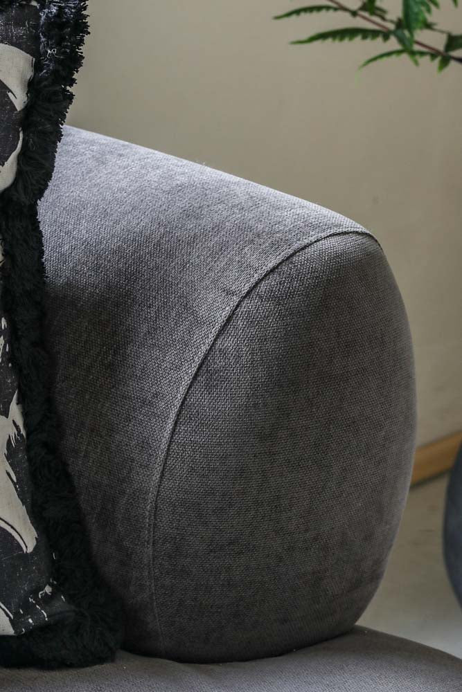 Contemporary Grey 3-Seater Sofa