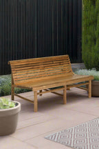 Station Bench Style Wooden Garden Bench