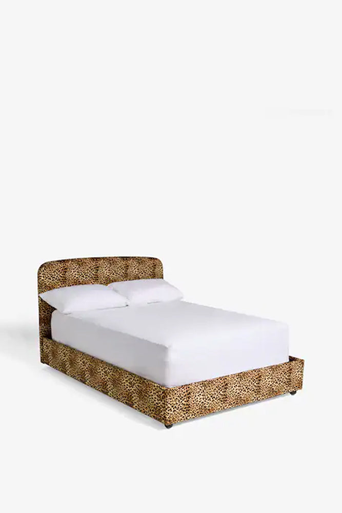 The Jagger Bed in Leopard Love Velvet - Available in 2 Sizes