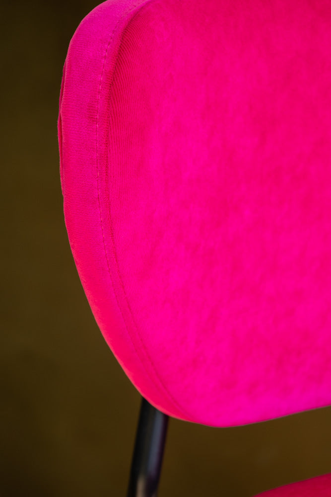 Set Of 2 Bar Stools In Harry's Hot Pink