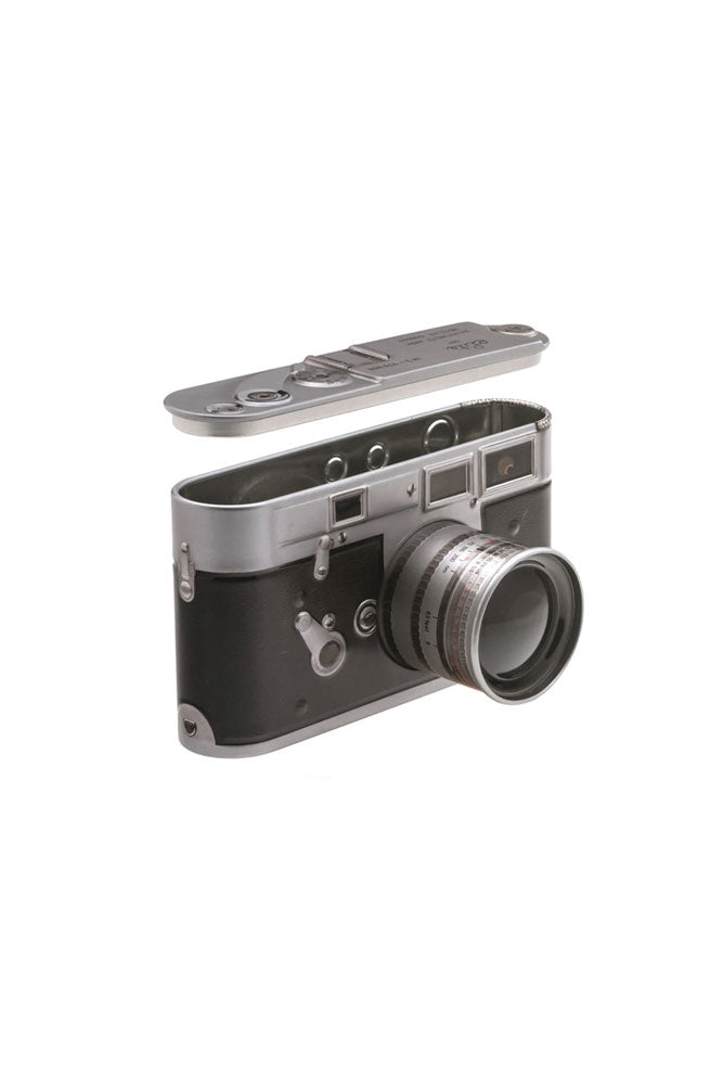 Vintage-Style Camera Storage Tin