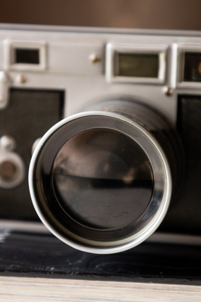 Vintage-Style Camera Storage Tin