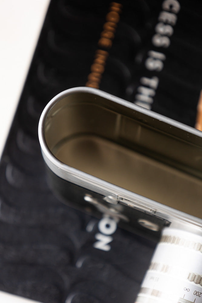 Vintage-Style Camera Storage Tin