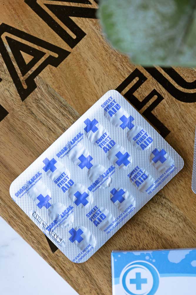 Wankyhistimine Mints Pill Packet