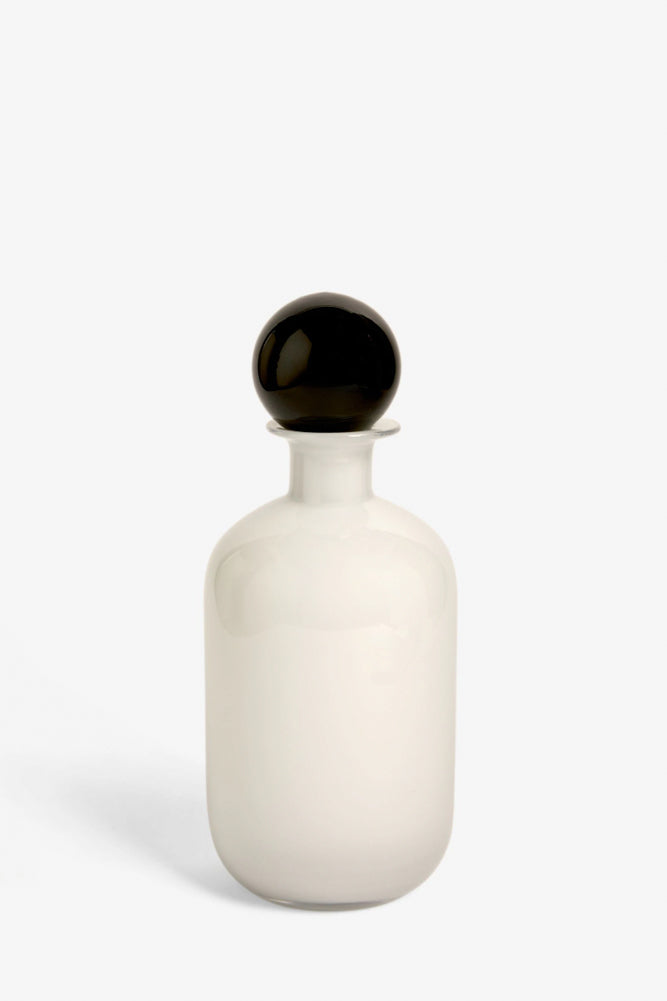 White & Black Apothecary Bottle