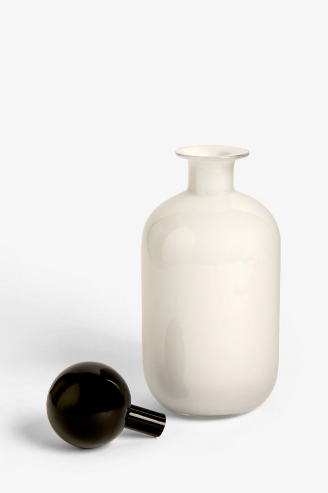 White & Black Apothecary Bottle