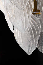 Frosted Leaves Chandelier - SECONDS