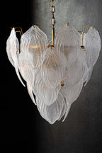 Frosted Leaves Chandelier - SECONDS