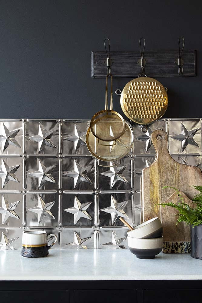 Five Point Star Tin Tile